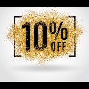 10% off my closet ! Thanks for shopping with me❤️
